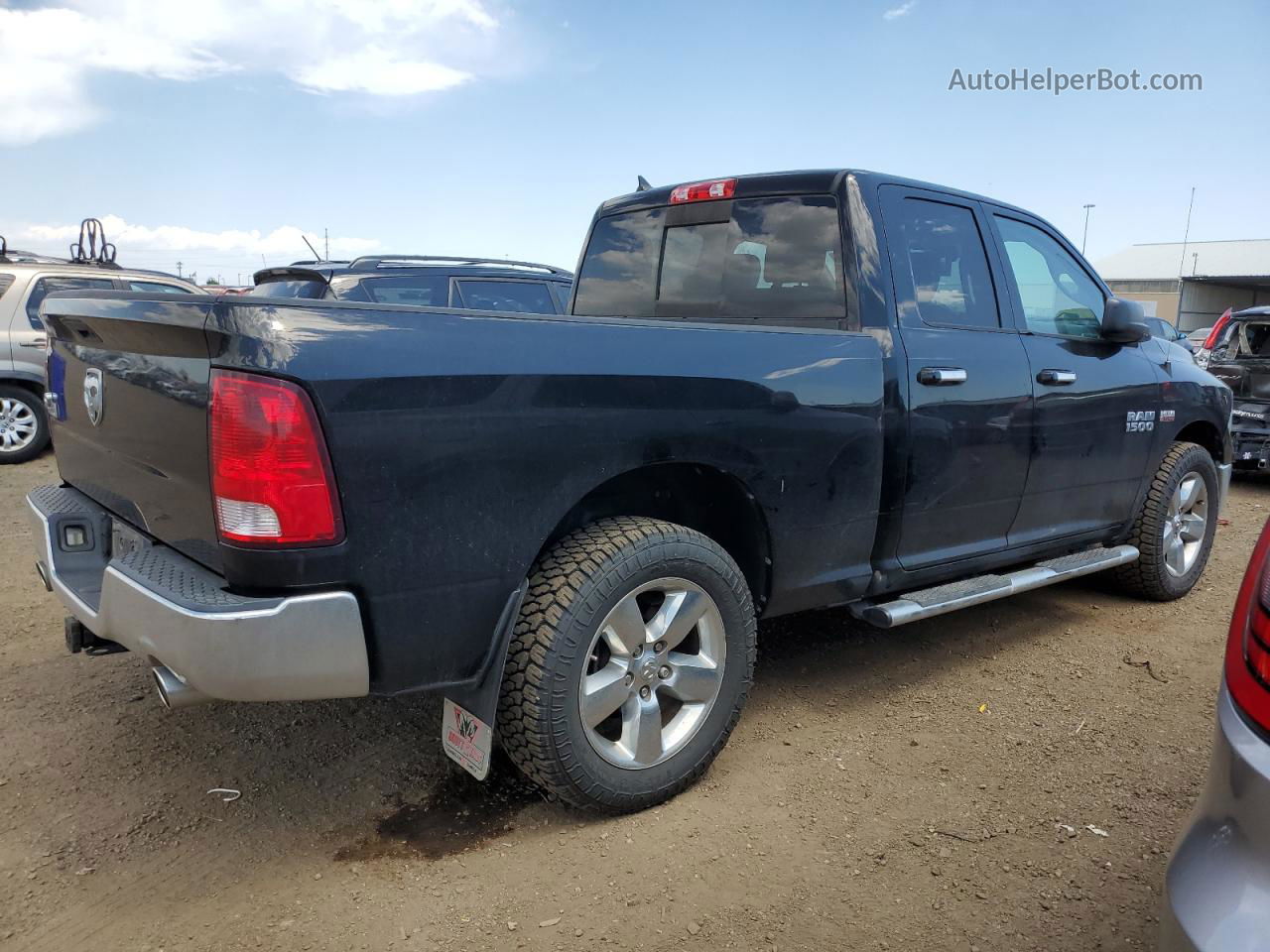 2014 Ram 1500 Slt Черный vin: 1C6RR6GT0ES170443