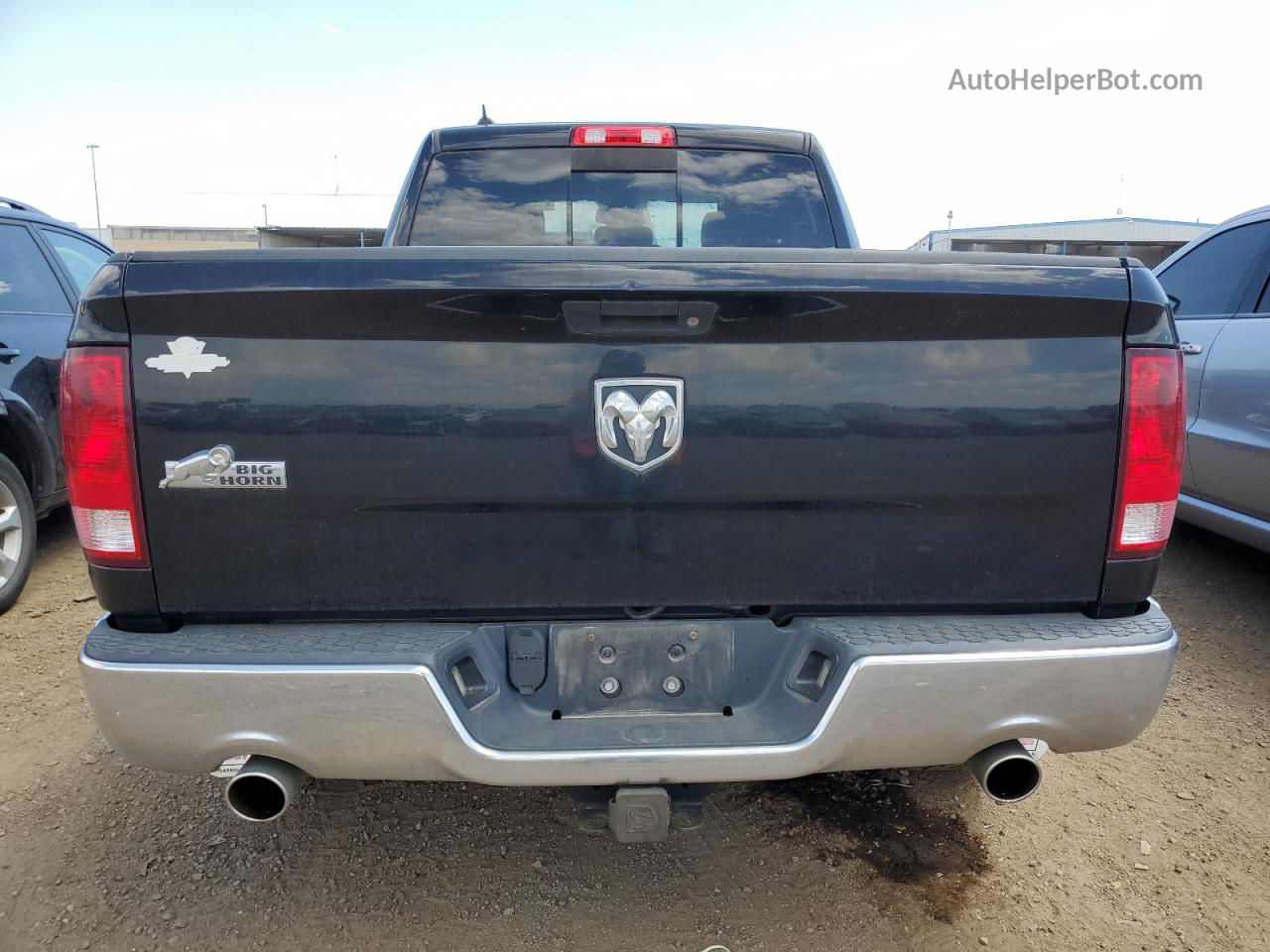 2014 Ram 1500 Slt Черный vin: 1C6RR6GT0ES170443