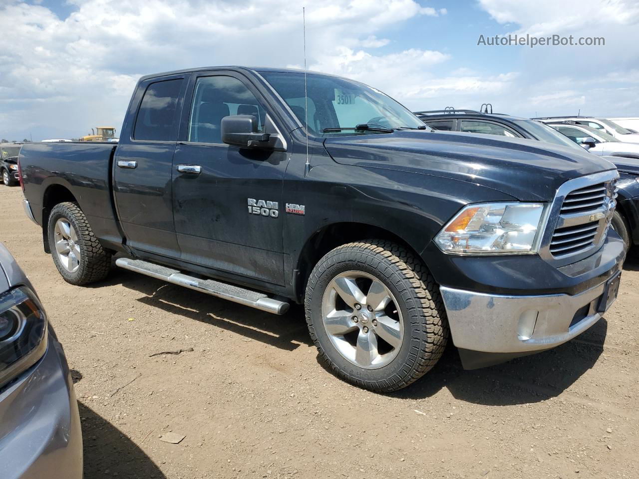 2014 Ram 1500 Slt Черный vin: 1C6RR6GT0ES170443