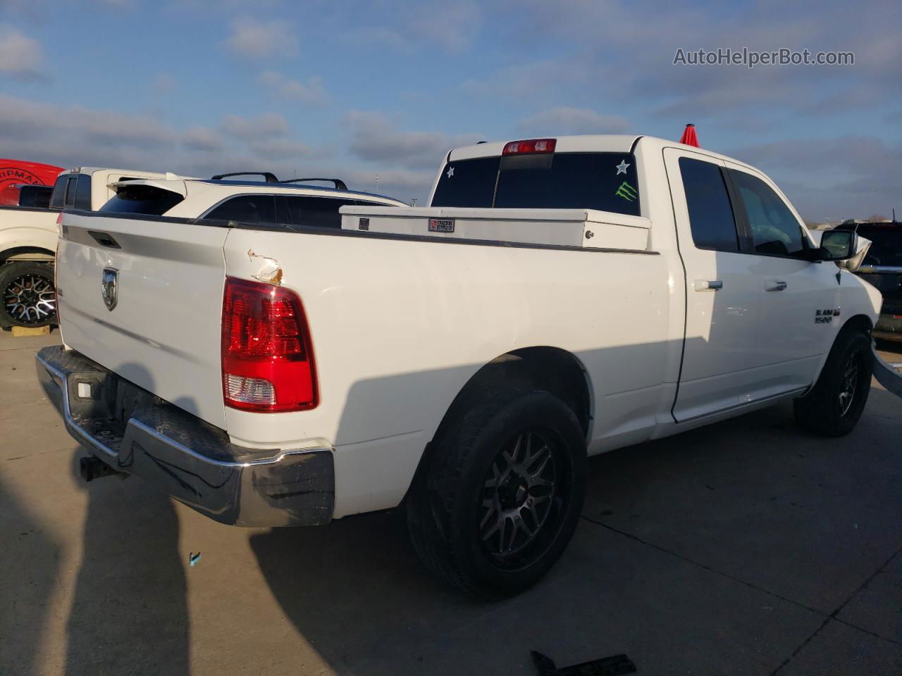 2014 Ram 1500 Slt White vin: 1C6RR6GT1ES286895