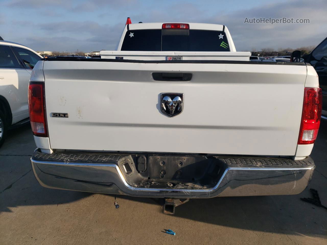 2014 Ram 1500 Slt White vin: 1C6RR6GT1ES286895