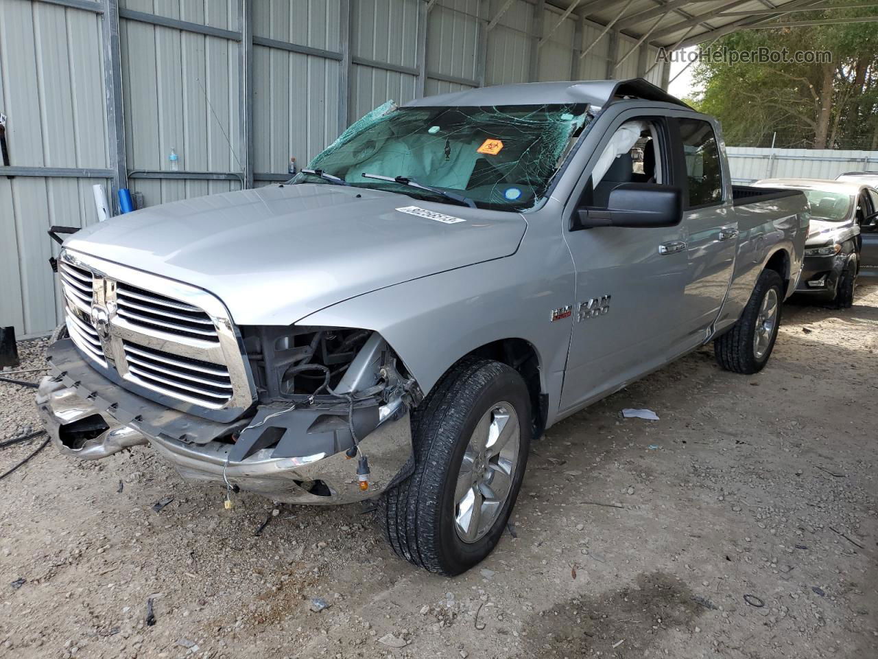 2015 Ram 1500 Slt Silver vin: 1C6RR6GT2FS577505