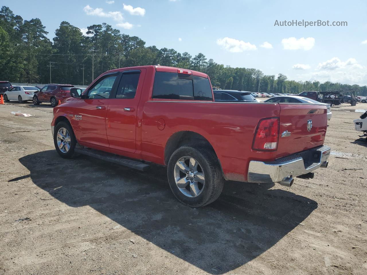 2015 Ram 1500 Slt Red vin: 1C6RR6GT2FS638397