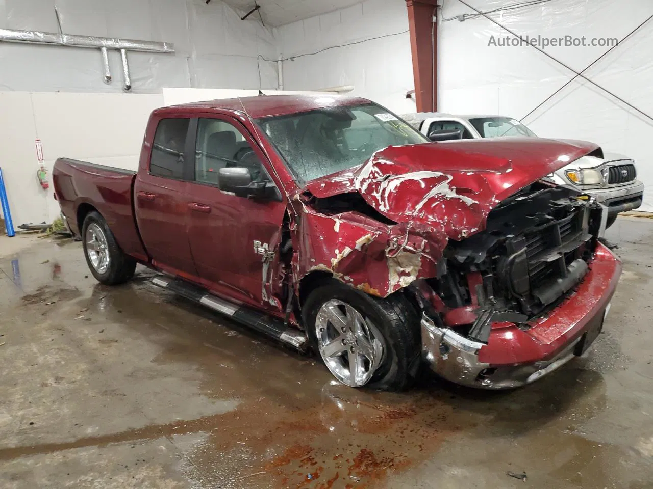 2019 Ram 1500 Classic Slt Burgundy vin: 1C6RR6GT2KS520893