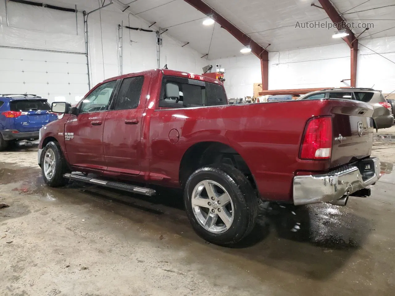 2019 Ram 1500 Classic Slt Burgundy vin: 1C6RR6GT2KS520893