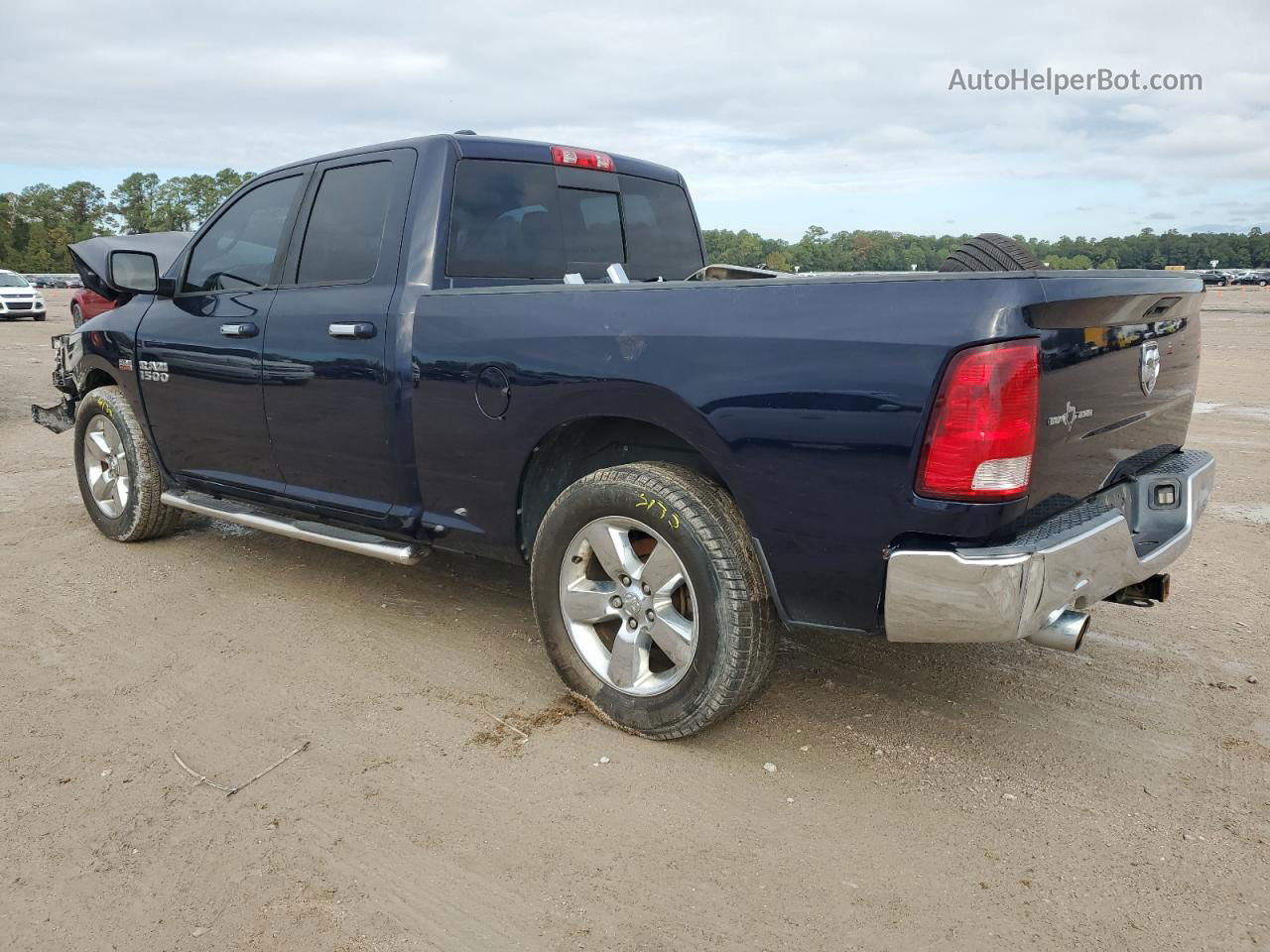 2014 Ram 1500 Slt Синий vin: 1C6RR6GT3ES149389