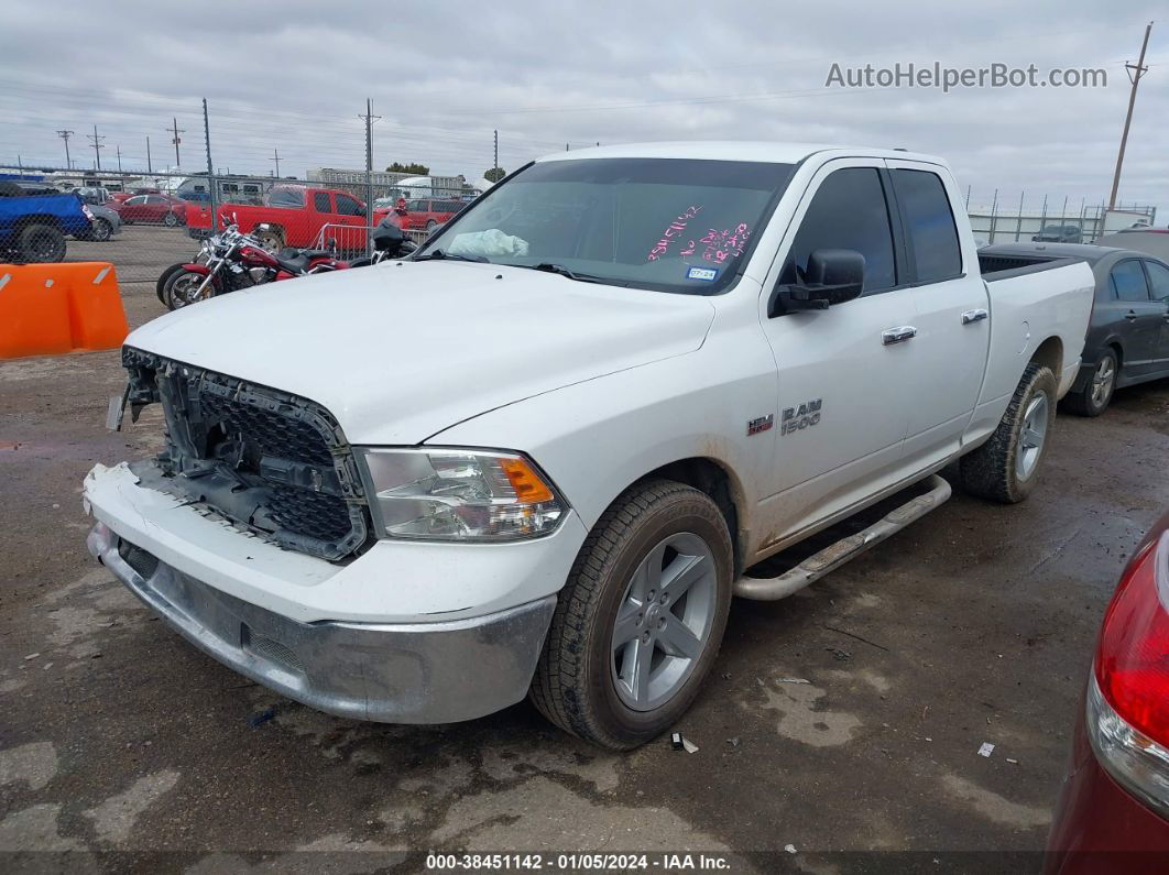 2014 Ram 1500 Slt White vin: 1C6RR6GT4ES287166