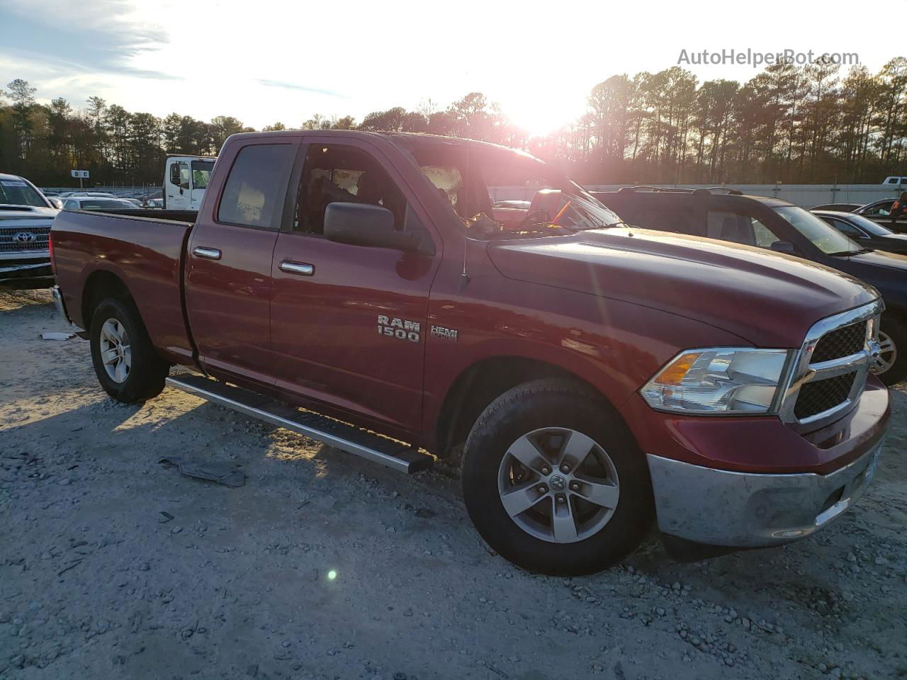 2014 Ram 1500 Slt Burgundy vin: 1C6RR6GT4ES306539