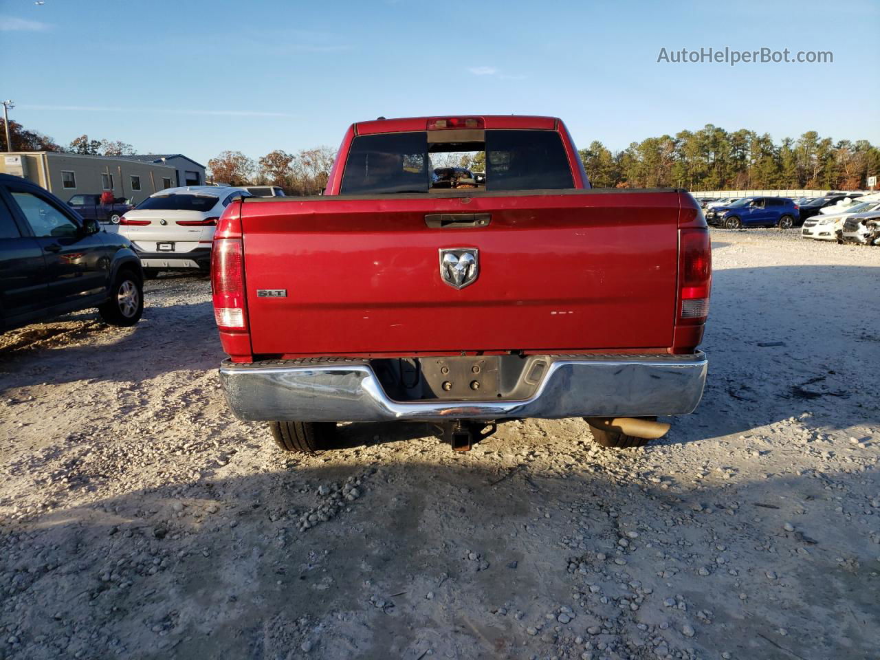 2014 Ram 1500 Slt Burgundy vin: 1C6RR6GT4ES306539