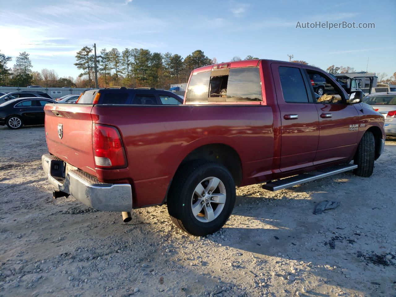 2014 Ram 1500 Slt Burgundy vin: 1C6RR6GT4ES306539