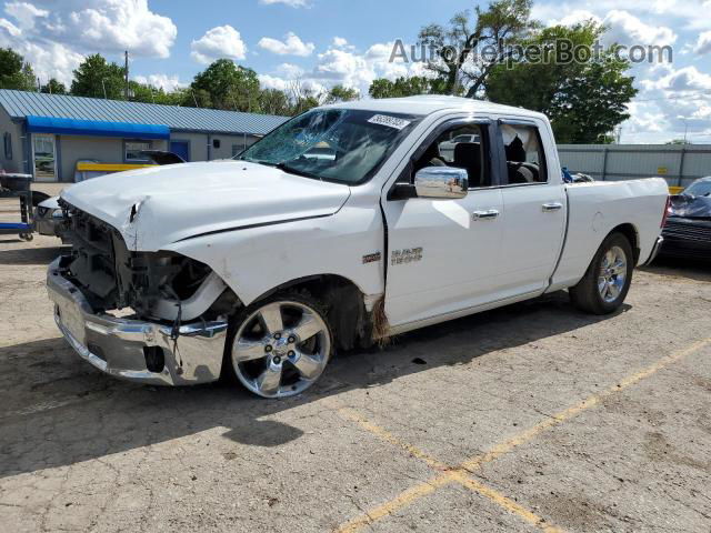 2015 Ram 1500 Slt White vin: 1C6RR6GT4FS674740