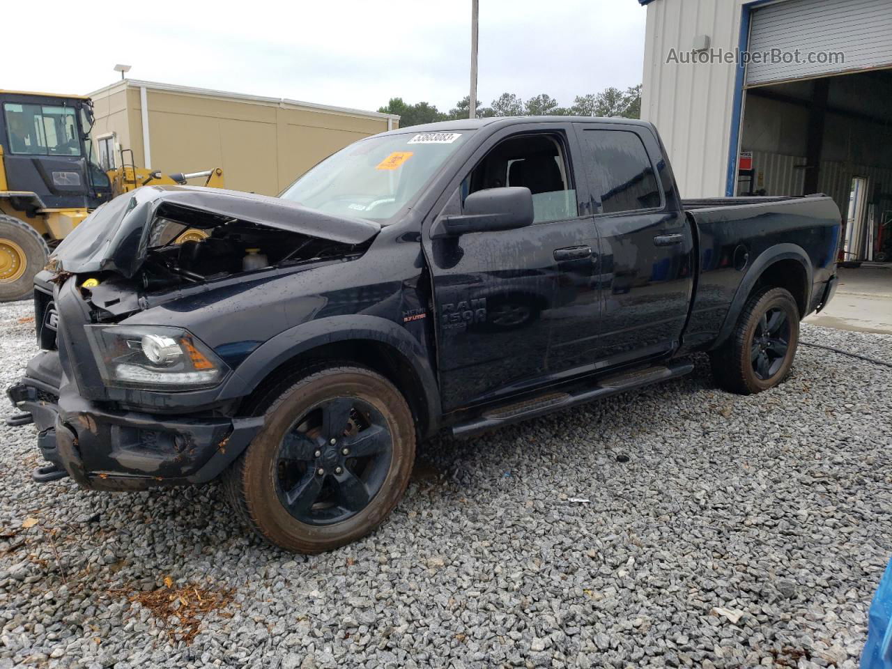 2019 Ram 1500 Classic Slt Black vin: 1C6RR6GT4KS668415