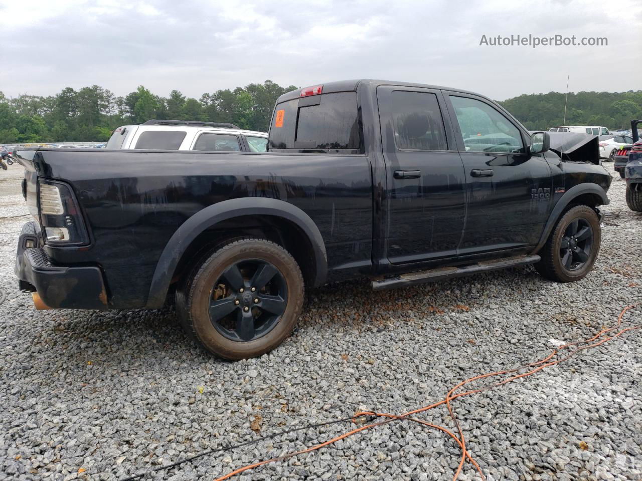 2019 Ram 1500 Classic Slt Black vin: 1C6RR6GT4KS668415