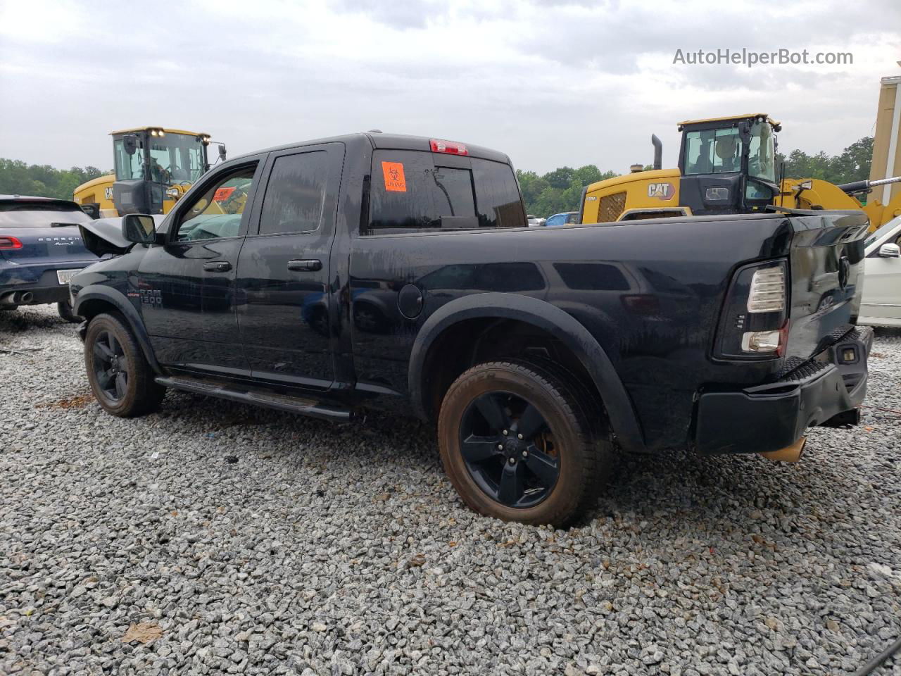 2019 Ram 1500 Classic Slt Black vin: 1C6RR6GT4KS668415