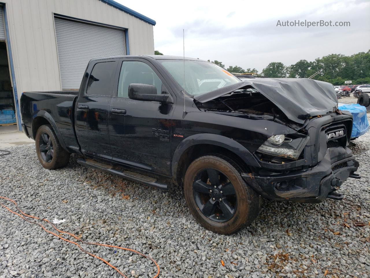 2019 Ram 1500 Classic Slt Black vin: 1C6RR6GT4KS668415