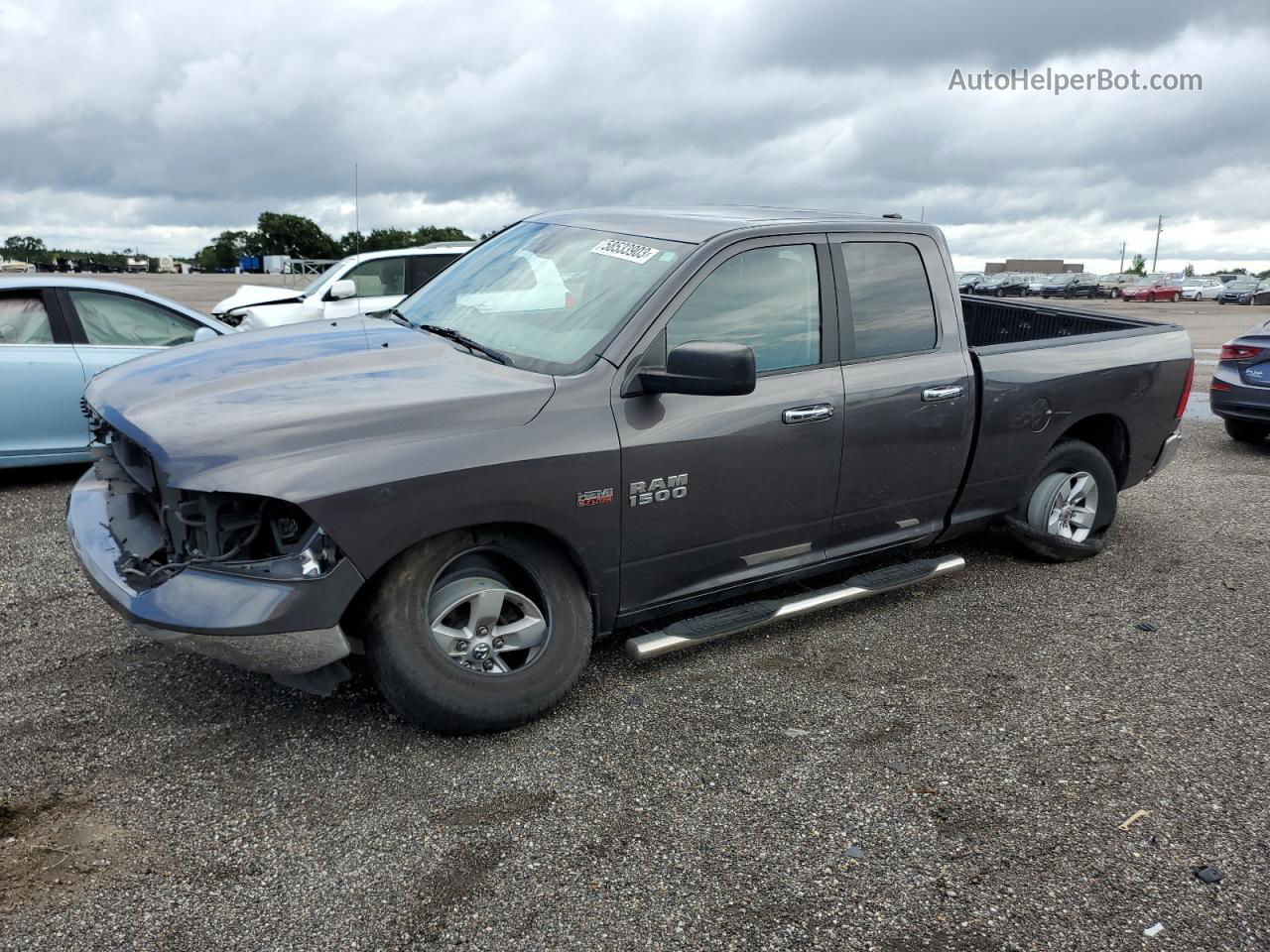 2014 Ram 1500 Slt Gray vin: 1C6RR6GT5ES324595