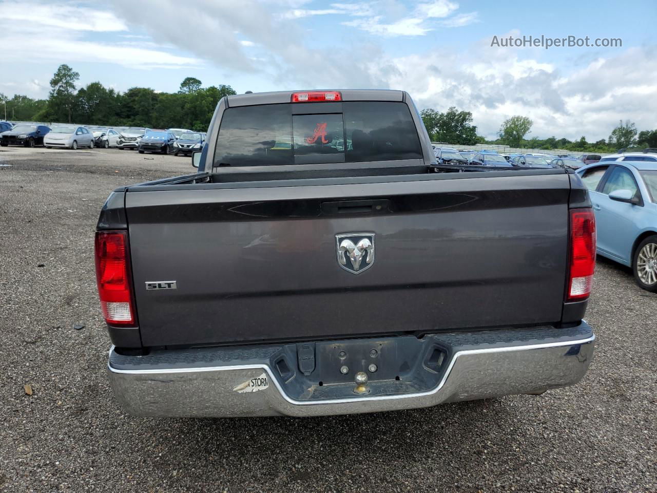 2014 Ram 1500 Slt Gray vin: 1C6RR6GT5ES324595