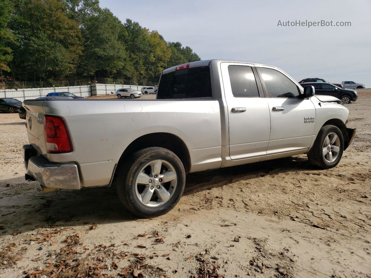 2014 Ram 1500 Slt Silver vin: 1C6RR6GT6ES319793