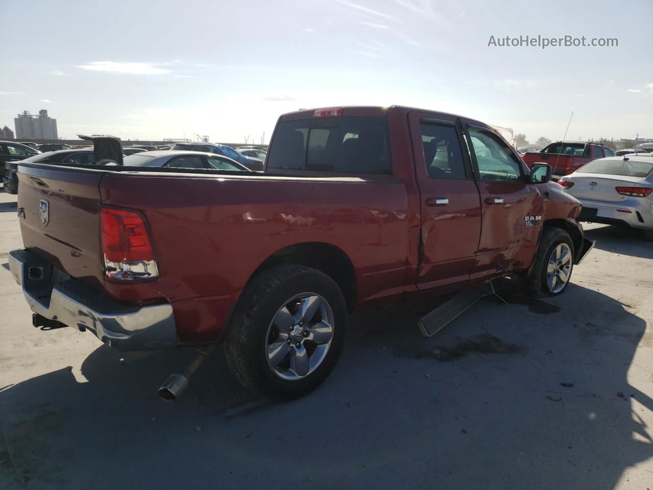 2015 Ram 1500 Slt Red vin: 1C6RR6GT9FS702967