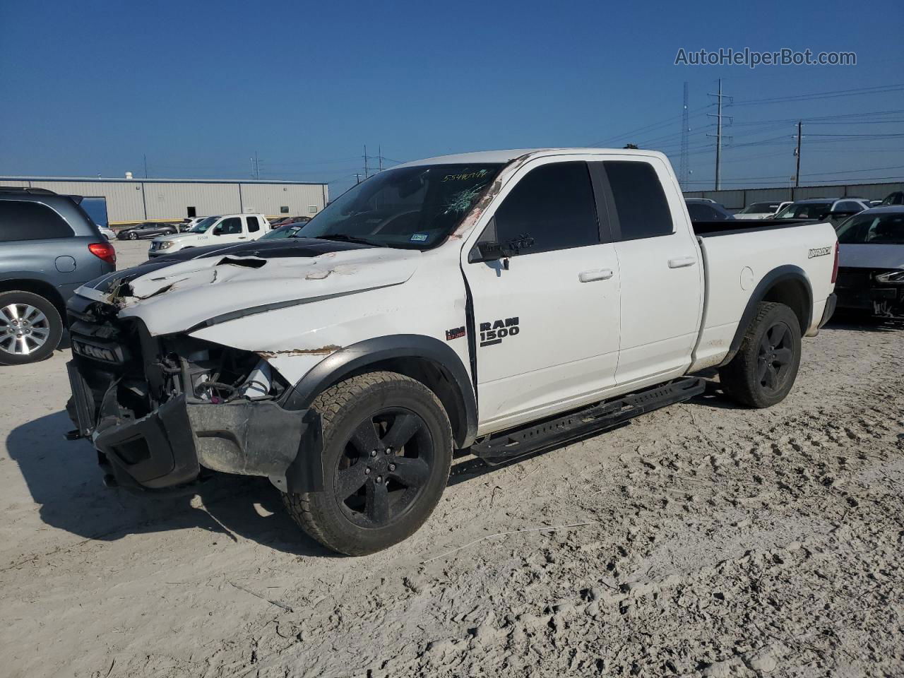 2019 Ram 1500 Classic Slt Белый vin: 1C6RR6GT9KS724235