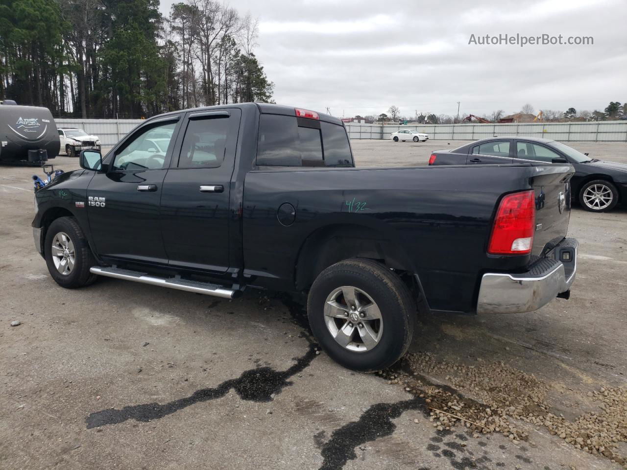 2014 Ram 1500 Slt Black vin: 1C6RR6GTXES139121