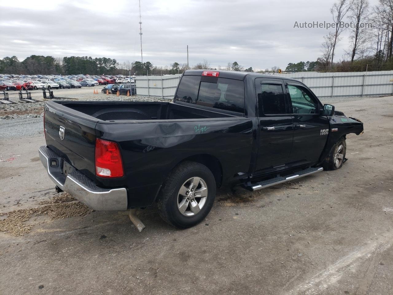 2014 Ram 1500 Slt Black vin: 1C6RR6GTXES139121