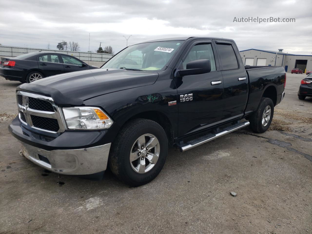 2014 Ram 1500 Slt Black vin: 1C6RR6GTXES139121