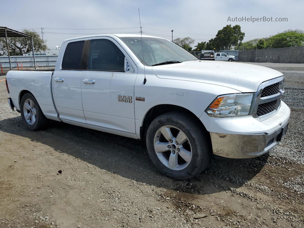 2014 Ram 1500 Slt Белый vin: 1C6RR6GTXES236786