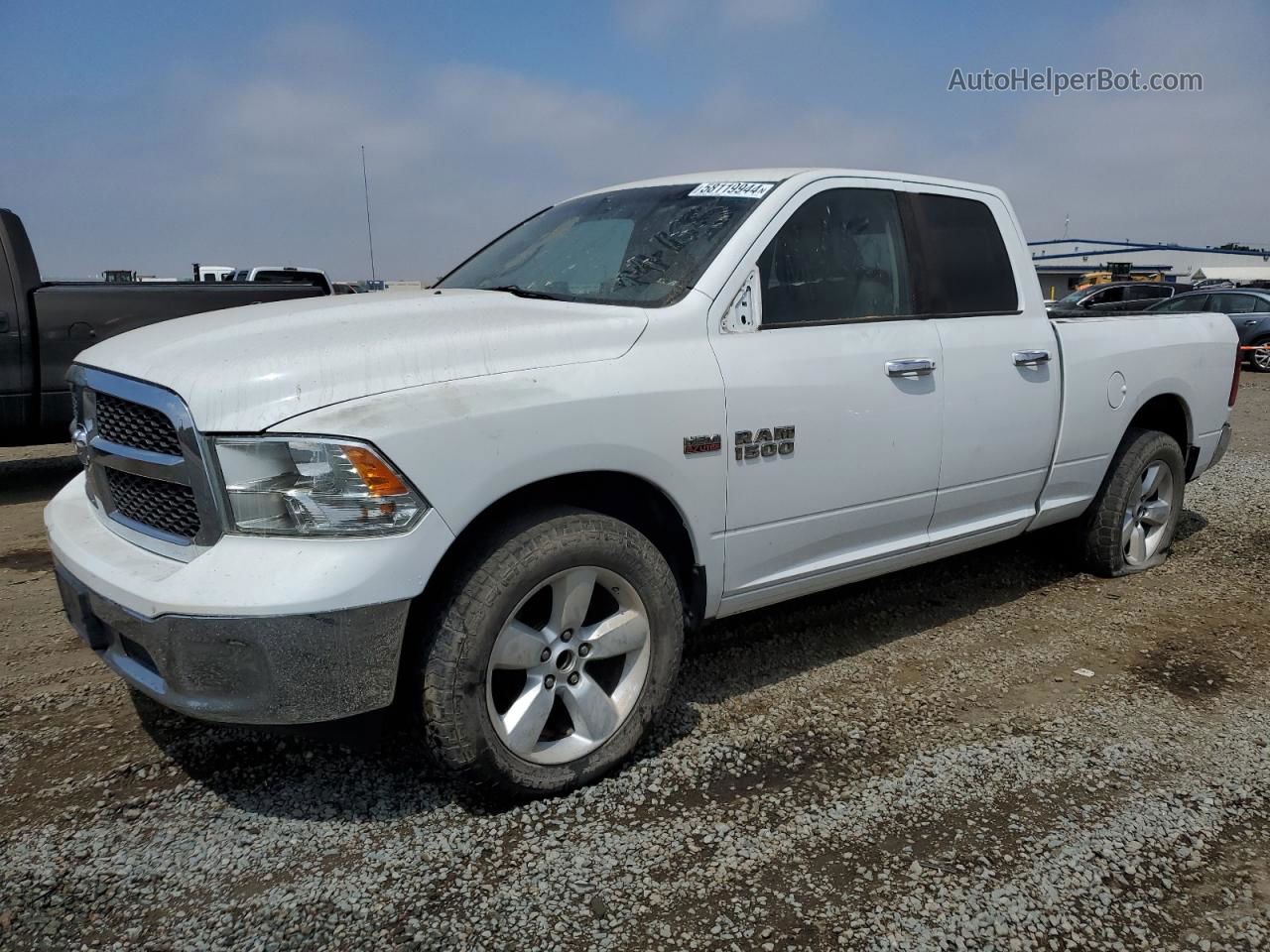 2014 Ram 1500 Slt Белый vin: 1C6RR6GTXES236786