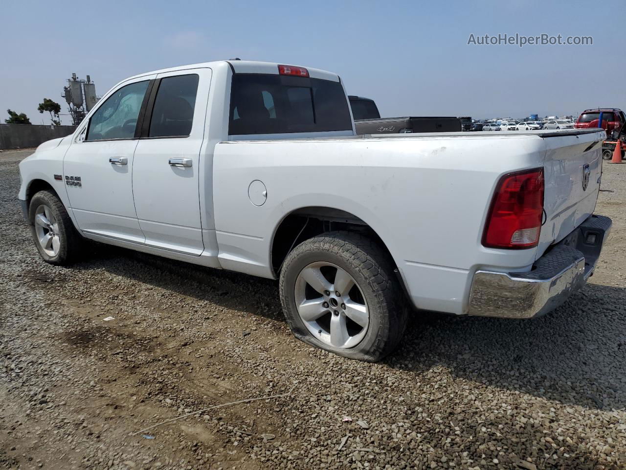 2014 Ram 1500 Slt Белый vin: 1C6RR6GTXES236786