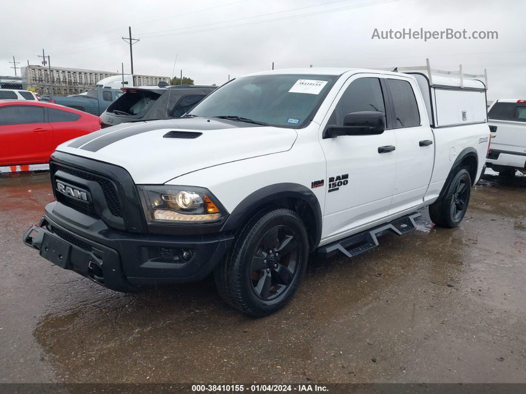 2020 Ram 1500 Classic Warlock Quad Cab 4x2 6'4 Box White vin: 1C6RR6GTXLS138970