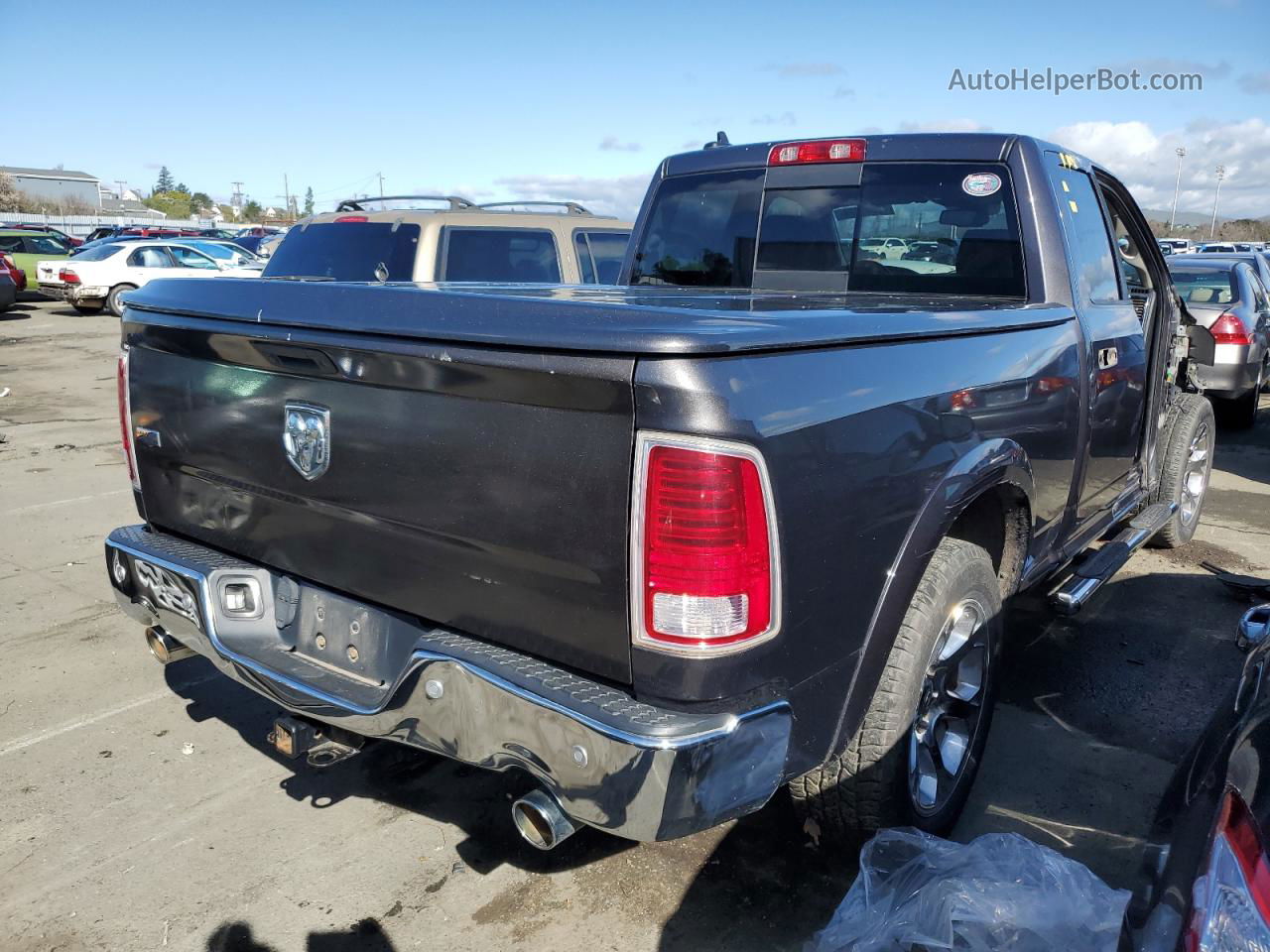 2014 Ram 1500 Laramie Угольный vin: 1C6RR6JT1ES429286