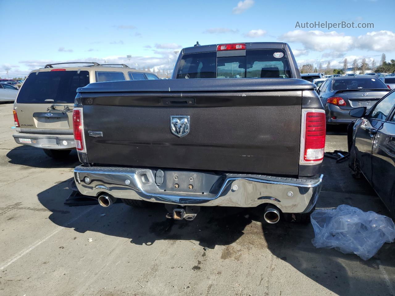 2014 Ram 1500 Laramie Угольный vin: 1C6RR6JT1ES429286