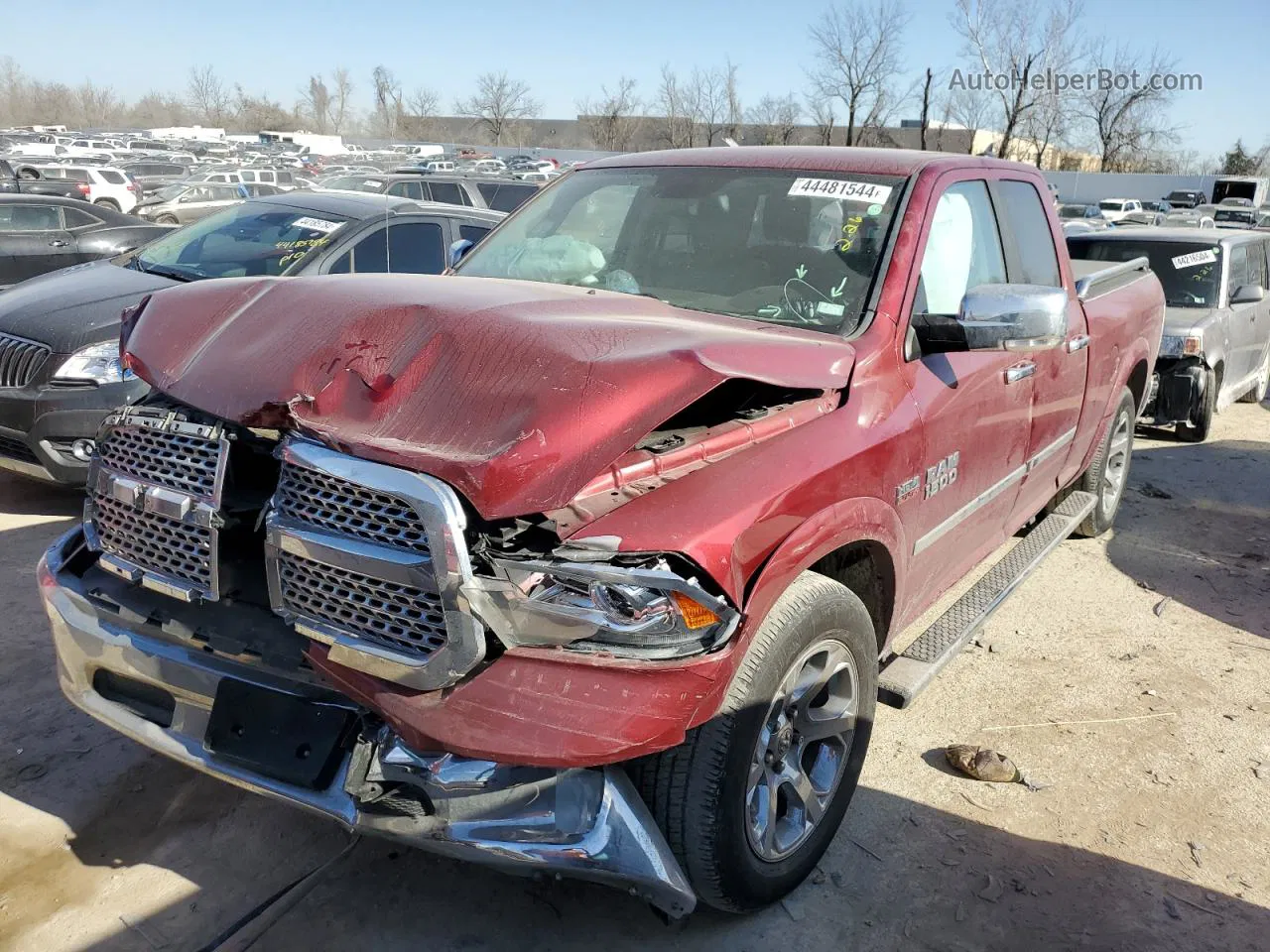 2014 Ram 1500 Laramie Red vin: 1C6RR6JT2ES306760