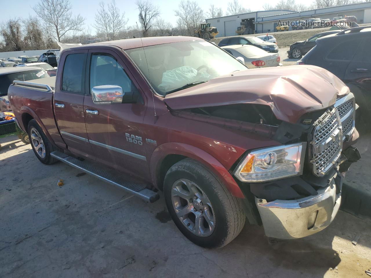 2014 Ram 1500 Laramie Red vin: 1C6RR6JT2ES306760