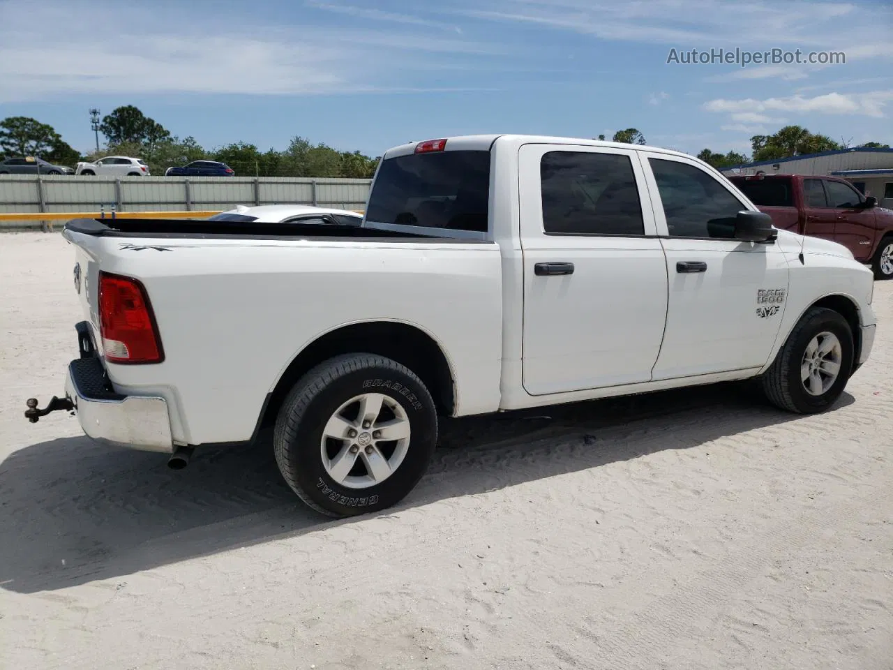 2014 Ram 1500 St White vin: 1C6RR6KG0ES233969