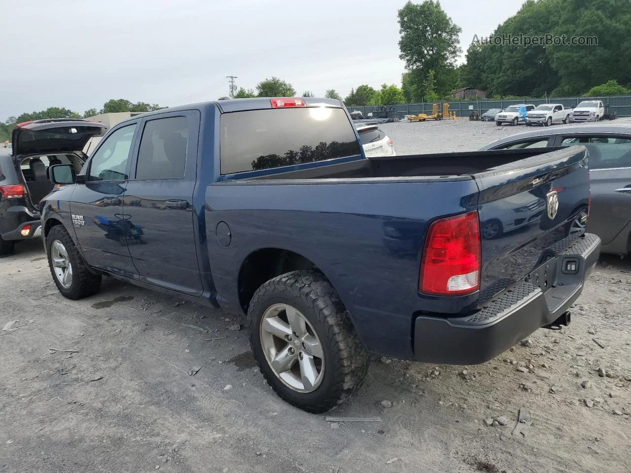 2019 Ram 1500 Classic Tradesman Blue vin: 1C6RR6KG8KS633242