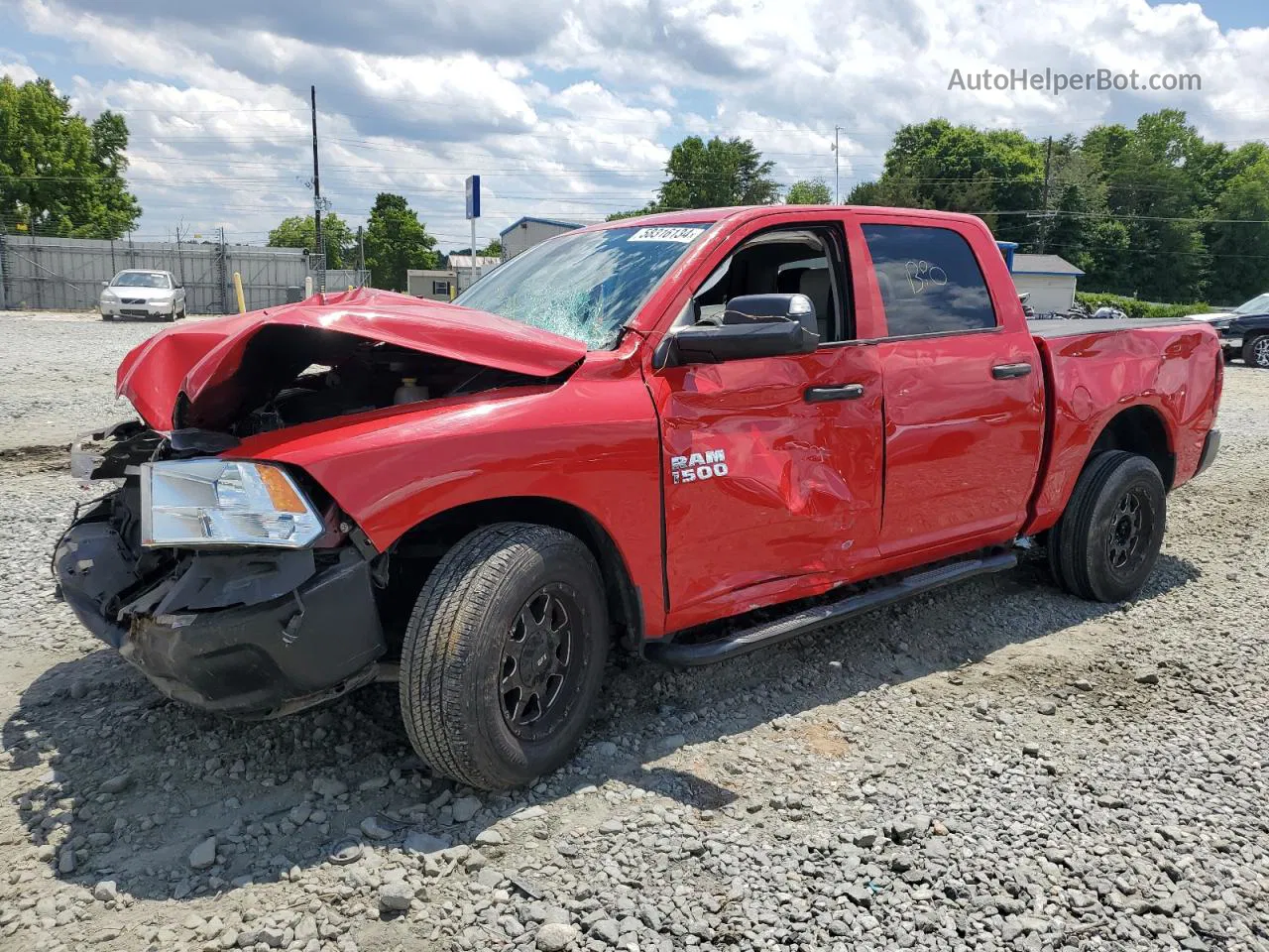 2014 Ram 1500 St Красный vin: 1C6RR6KG9ES228916