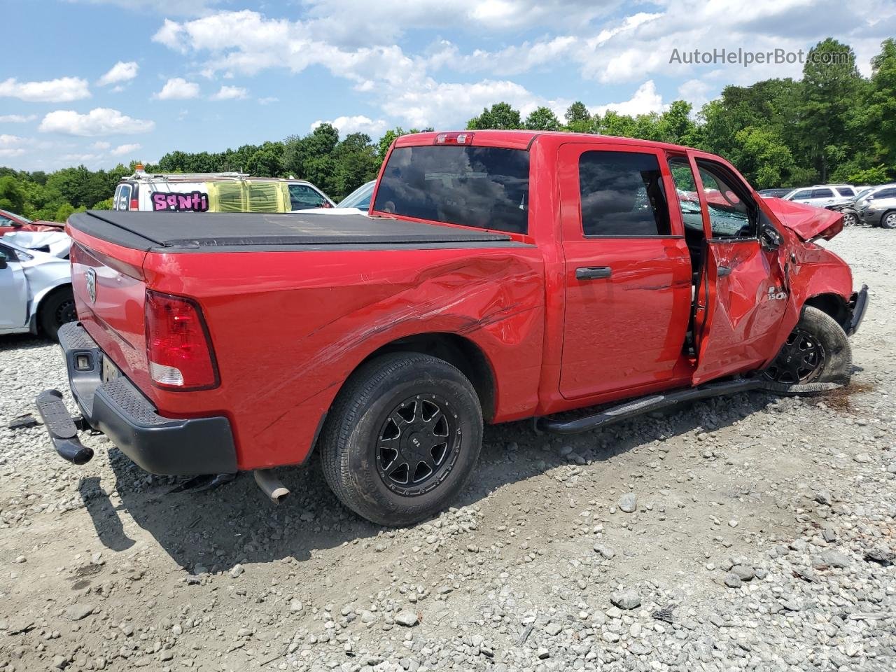 2014 Ram 1500 St Красный vin: 1C6RR6KG9ES228916