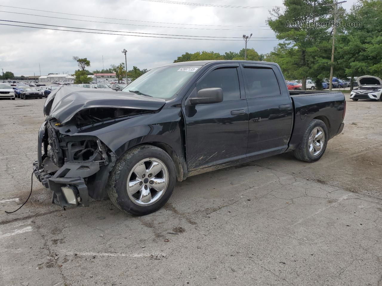 2014 Ram 1500 St Черный vin: 1C6RR6KT1ES252480