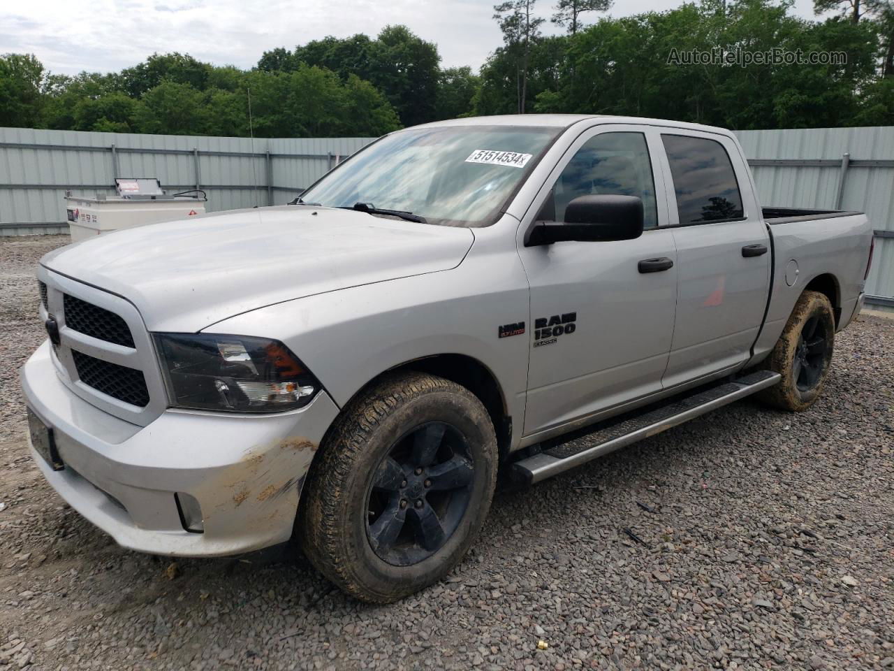 2019 Ram 1500 Classic Tradesman Silver vin: 1C6RR6KT4KS504850