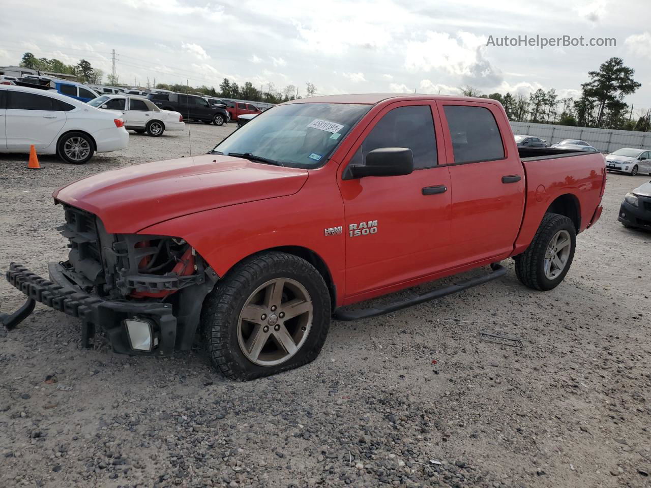 2014 Ram 1500 St Red vin: 1C6RR6KT5ES448986