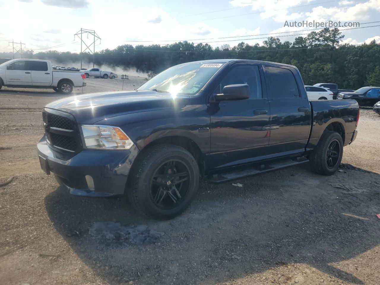 2014 Ram 1500 St Черный vin: 1C6RR6KT6ES236274