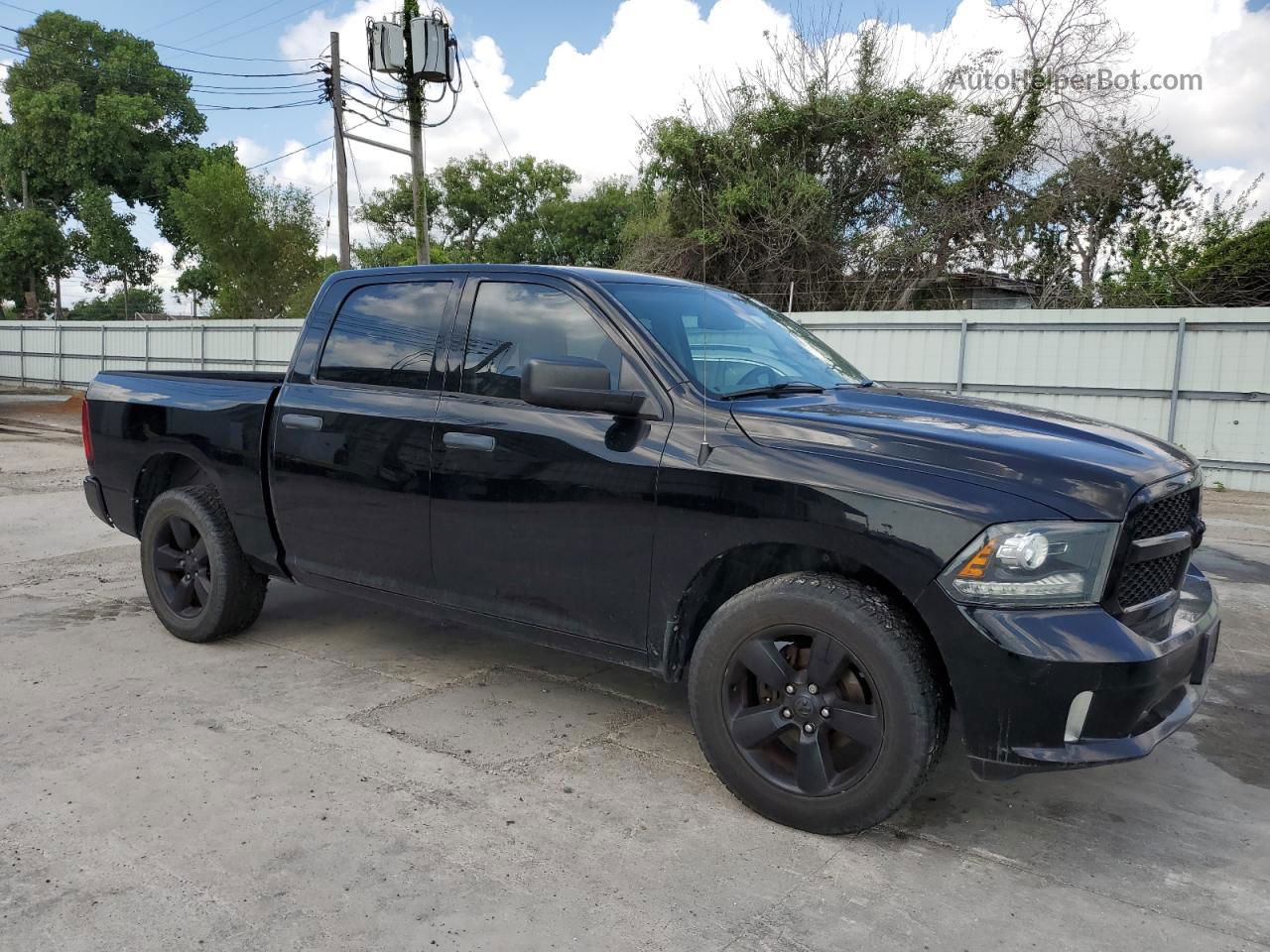 2014 Ram 1500 St Черный vin: 1C6RR6KT6ES348587