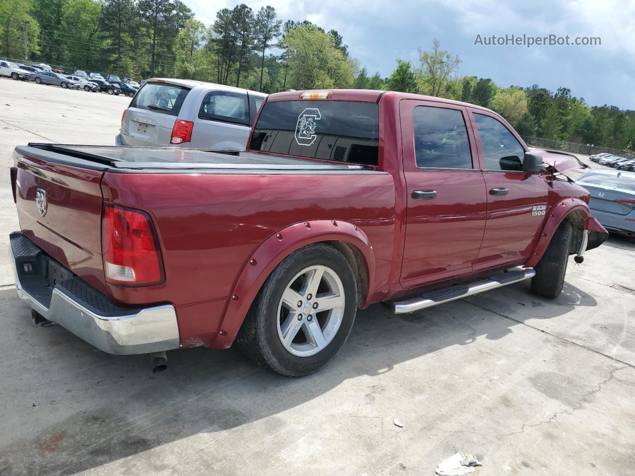 2014 Ram 1500 St Красный vin: 1C6RR6KT9ES440955