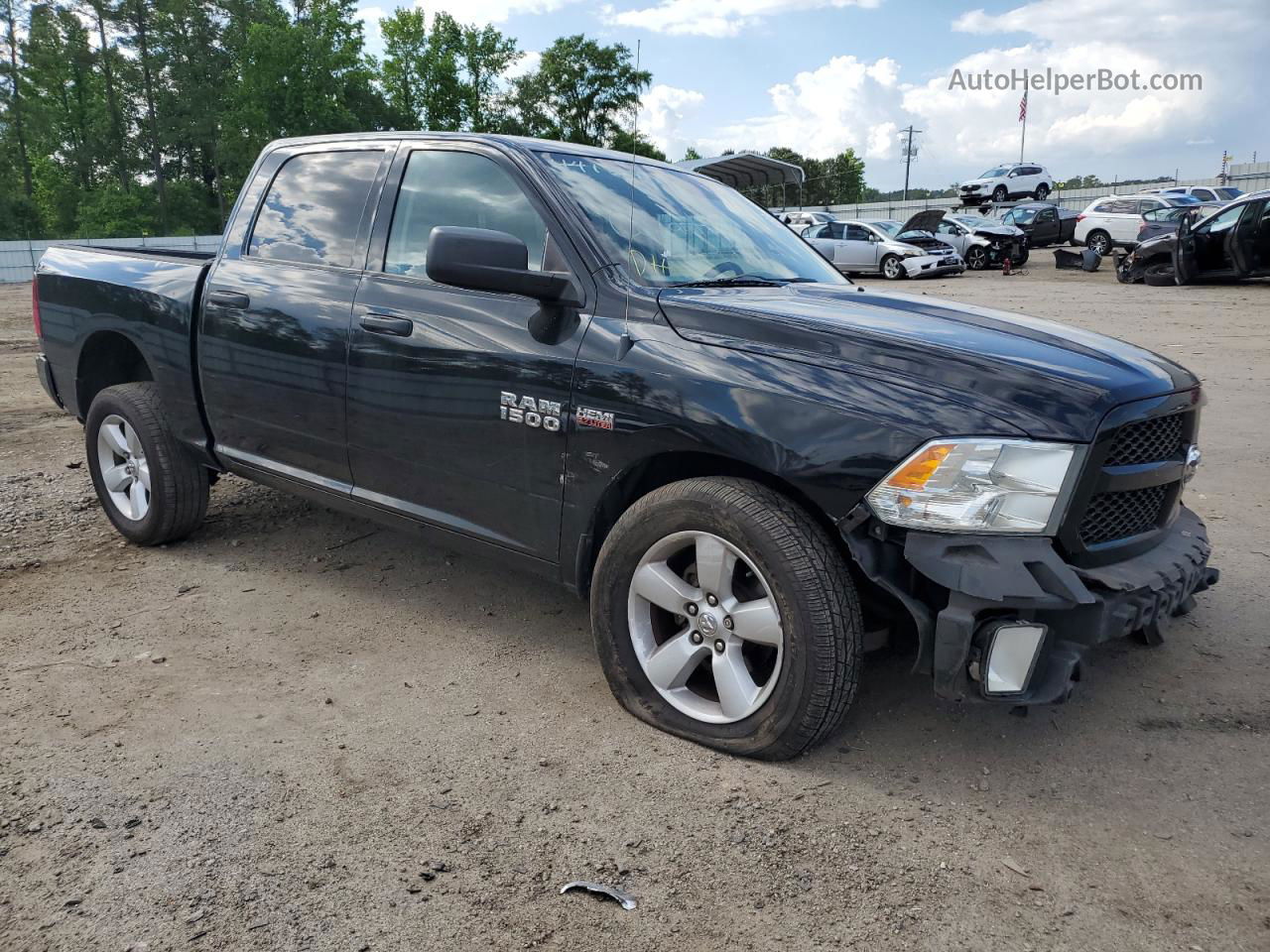 2014 Ram 1500 St Черный vin: 1C6RR6KTXES441824