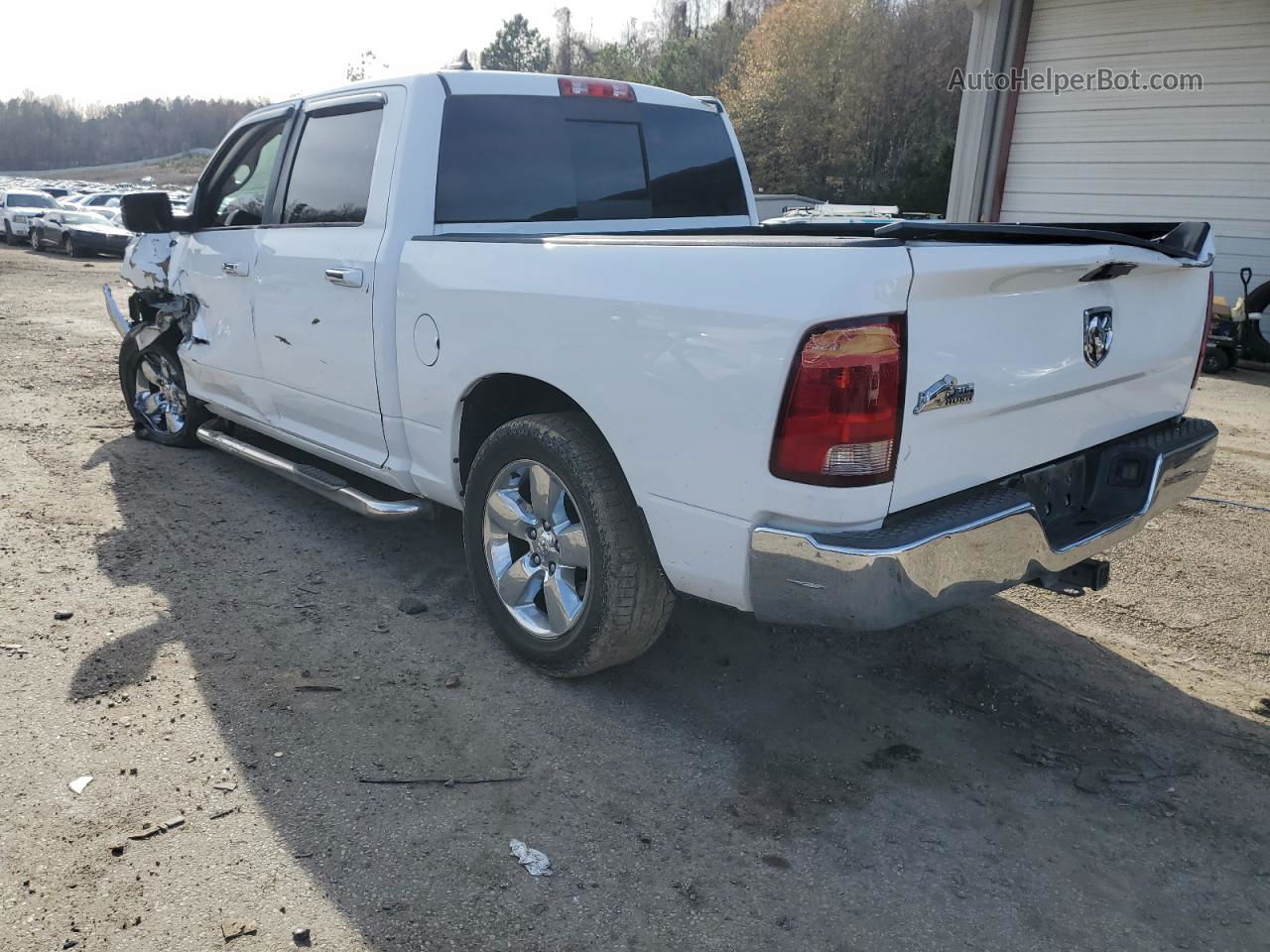 2014 Ram 1500 Slt White vin: 1C6RR6LG0ES345167