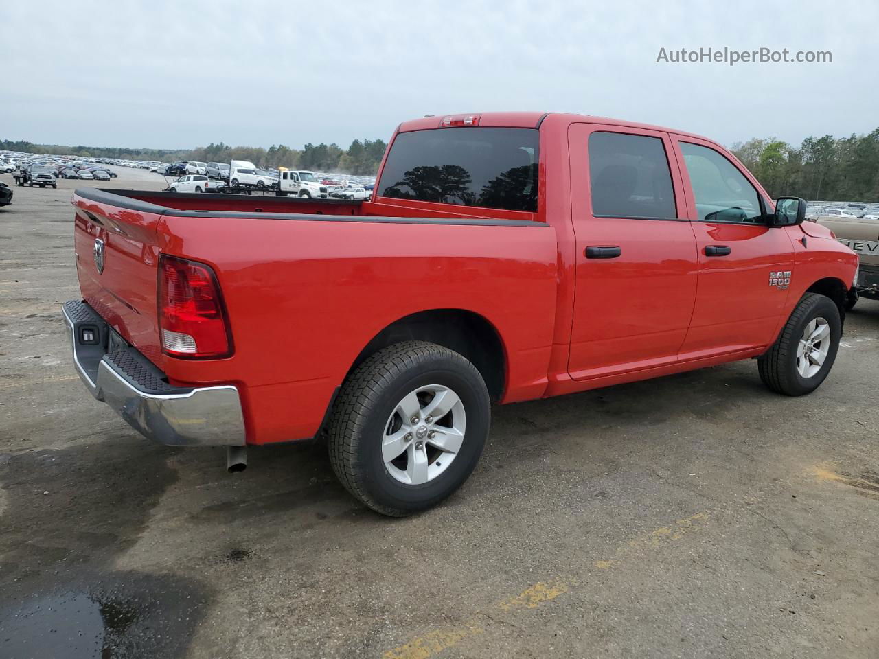 2022 Ram 1500 Classic Slt Red vin: 1C6RR6LG0NS234960