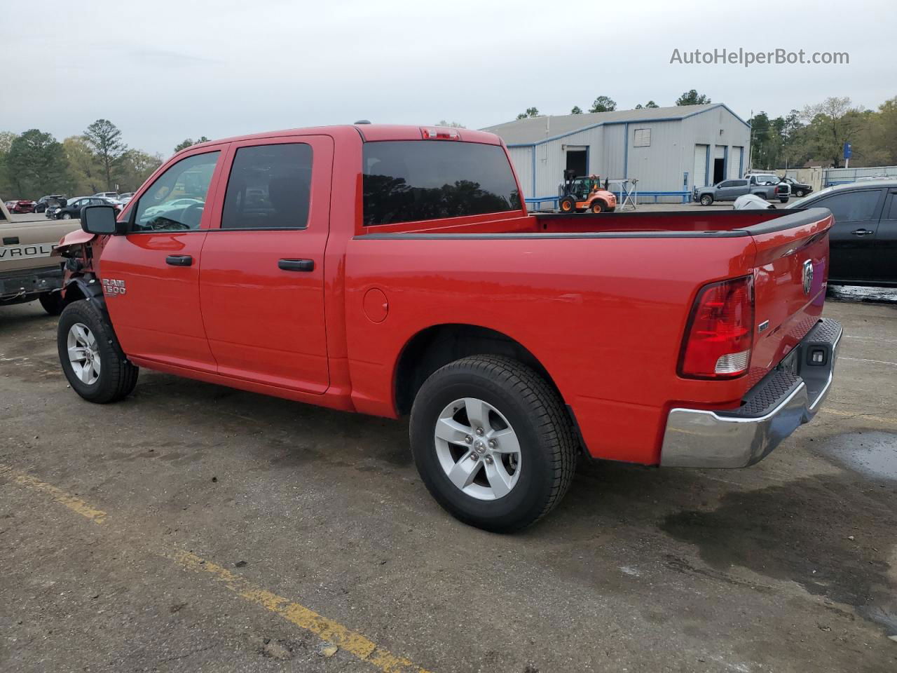 2022 Ram 1500 Classic Slt Red vin: 1C6RR6LG0NS234960