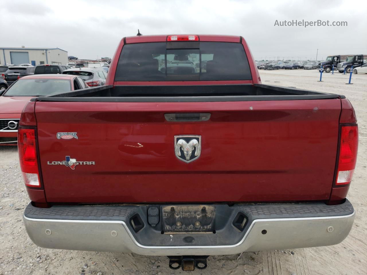 2015 Ram 1500 Slt Red vin: 1C6RR6LG1FS634673